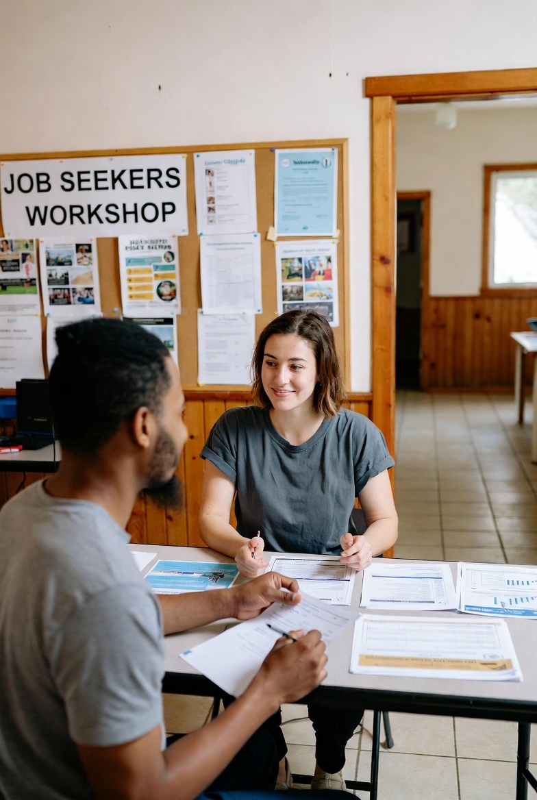 TalentOne partners and volunteers at a Rhode Island workforce event